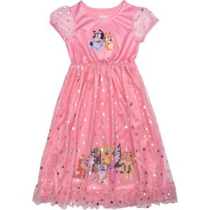 Bluey girls Fantasy Gown Nightgown(Bluey Friends)