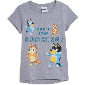 Bluey girls Girls T-shirt(Gray)