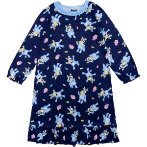 Bluey girls Nightgown, Soft & Cute Pajamas for Kids(Cupcake Party)