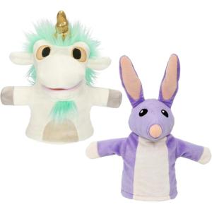 Bluey’s Play Date Plush Surprise Toddler House Playset, Durable Toy House with Exclusive Cuddly Stuffed Toy, Immersive House Toys for Kids of Ages 3+(Unicorse & Bob Bilby Puppets)