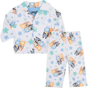 Centric Brands Bluey and Bingo Doodle Stars Infant Boy’s 2-Piece Pajamas (US, Age, 18 Months, Multicolor)