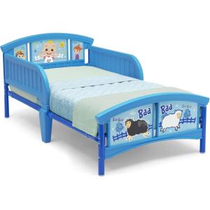 Delta Children Plastic Toddler Bed, Bluey(Cocomelon)