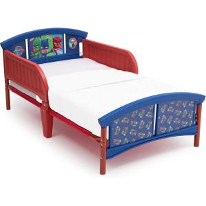 Delta Children Plastic Toddler Bed, Bluey(Pj Masks)