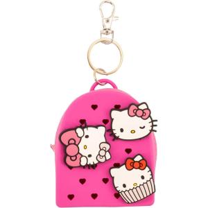 Disney Stitch, Hello Kitty or Bluey Keychain for Kids | Silicone Mini Backpack Zipper Pull Key Ring, Bag Charm(Hello Kitty)