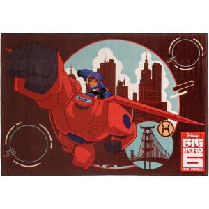 Gertmenian Bluey Indoor Area Rug – 3×5 Small, Non-Slip, Ideal for Children in Bedroom, Game Room, Classroom, Nursery or Play Area – Bluey Playful Friends, Multi, 28029(Big Hero 6)