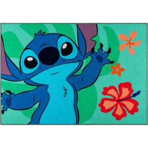 Gertmenian Bluey Indoor Area Rug – 3×5 Small, Non-Slip, Ideal for Children in Bedroom, Game Room, Classroom, Nursery or Play Area – Bluey Playful Friends, Multi, 28029(Stitch Waving)