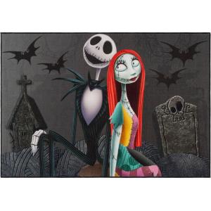 Gertmenian Bluey Indoor Area Rug – 3×5 Small, Non-Slip, Ideal for Children in Bedroom, Game Room, Classroom, Nursery or Play Area – Bluey Playful Friends, Multi, 28029(Nightmare Before Christmas)