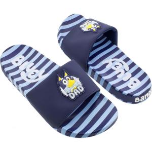 Ground Up Bluey Bandit Dad Adult Slide Sandals(Blue)
