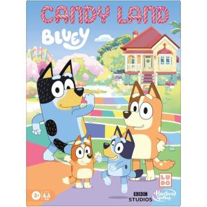 Hasbro Gaming Candy Land Bluey Edition Board Game | Ages 3 and Up | 2-6 Players | Play as Dad, Mum, Bluey, Bingo, Muffin, or Socks | Preschool Games | Kids (Amazon Exclusive)