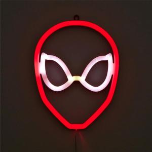 Idea Nuova Bluey Neon Figural LED Hanging Wall Art,Bedroom/Kids Room Wall Décor,5.5″x8″(Spiderman)