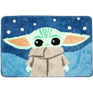 Jay Franco Bluey Kids Bath Rug – Soft, Non-Slip, Machine Washable, Blue Bathroom Mat 20 x 30(Blue – Mandalorian)