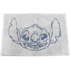 Jay Franco Bluey Kids Bath Rug – Soft, Non-Slip, Machine Washable, Blue Bathroom Mat 20 x 30(Blue – Stitch)