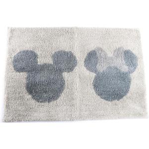 Jay Franco Bluey Kids Bath Rug – Soft, Non-Slip, Machine Washable, Blue Bathroom Mat 20 x 30(Greay – Mickey and Minnie)