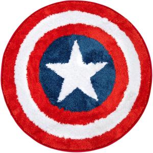 Jay Franco Bluey Kids Bath Rug – Soft, Non-Slip, Machine Washable, Blue Bathroom Mat 20 x 30(Multi – Avengers)