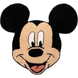 Jay Franco Bluey Plush Blue Fluffy Accent Rug – 3 x 3 ft Area Rug for Kids Bedroom or Living Room Decor(Multi – Mickey Mouse)