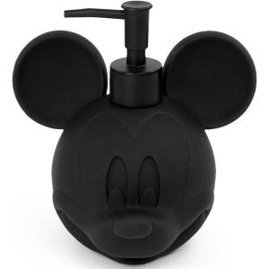 Jay Franco Bluey Soap Dispenser – Blue Kids Bathroom Accessory – Resin Lotion Pump(Black – Mickey Mouse)
