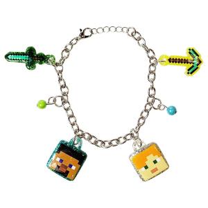 LUV HER Bluey 7″ Bracelet with Metal Charms – Bluey & Bingo – Ages 3+(Style 1)