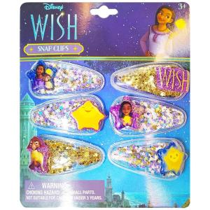 LUV HER Bluey Hair Accessories For Girls, 6pc Cute Hair Clips with Favorite Bluey Character Charms, Magical Confetti Hair Clips, Ages 3+(Multicolor 8)