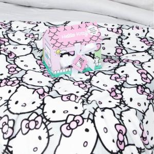 Monster Jam Throw Blanket with Gift Box – Throw Measures 46 x 60 Inches – Super Soft Special Edition.(White – Hello Kitty)