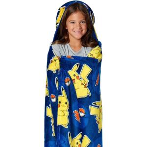 Northwest BBC Studios Bluey Throw Blanket, Wearable Hooded 3D Sculpted Silk Touch Throw, 40″x50″(Lighting League)