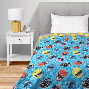 Northwest Bluey Balloon Celebration Quilted Throw Blanket – Official Cartoon Throw Blanket Featuring Bluey, for Adults Boys Girls Bed, Couch, or Playroom, 60 x 80 Inches(Geo Power)