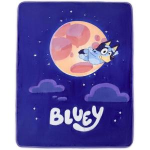 Northwest Bluey Micro Raschel Throw Blanket, 46″ x 60″, Family Photo(Over the Moon)
