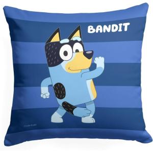 Northwest Bluey Pillow, 18″ x 18″, Roll Call Coco(Roll Call Bandit)
