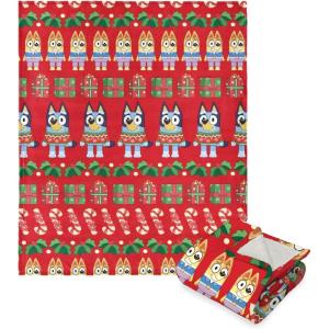 Northwest Bluey Silk Touch Sherpa Throw Blanket, 50″ x 60″, Christmas Sweater(Christmas Sweater)