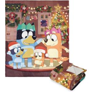Northwest Bluey Silk Touch Sherpa Throw Blanket, 50″ x 60″, Christmas Sweater(Family Christmas)