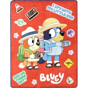 Northwest Bluey Silk Touch Throw Blanket, 50″ x 60″, Roll Call Bandit(Road Trip)