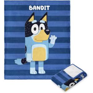 Northwest Bluey Silk Touch Throw Blanket, 50″ x 60″, Roll Call Bandit(Roll Call Bandit)