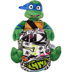 Northwest Character Hugger Pillow & Silk Touch Throw Blanket Set, 40″ x 50″, Bluey Festive Sweaters(Ninja Turtles – Sketched Out)