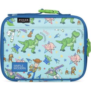 Simple Modern Bluey Kids Lunch Box for Toddler | Reusable Insulated Bag for Girls | Meal Containers for School with Exterior and Interior Pockets | Hadley Collection | Bluey Sky(Disney: Buzz and Woody Adventures)