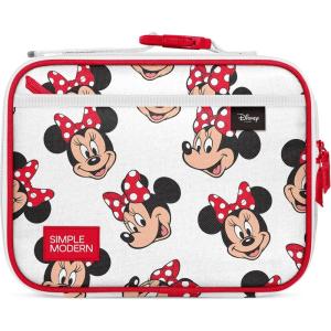 Simple Modern Bluey Kids Lunch Box for Toddler | Reusable Insulated Bag for Girls | Meal Containers for School with Exterior and Interior Pockets | Hadley Collection | Bluey Sky(Disney: Minnie Mouse Fun)