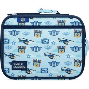 Simple Modern Bluey Kids Lunch Box for Toddler | Reusable Insulated Bag for Girls | Meal Containers for School with Exterior and Interior Pockets | Hadley Collection | Bluey Sky(Paw Patrol: Helicopter Chase)