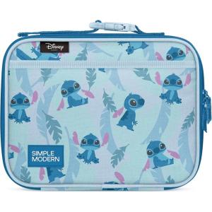 Simple Modern Bluey Kids Lunch Box for Toddler | Reusable Insulated Bag for Girls | Meal Containers for School with Exterior and Interior Pockets | Hadley Collection | Bluey Sky(Disney: Tropical Stitch)