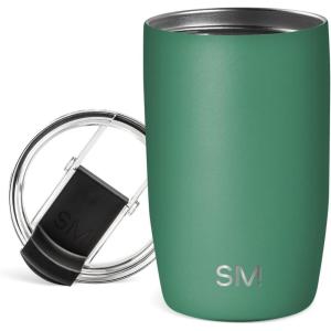 Simple Modern Holiday Bluey 40 oz Trek Tumbler with Handle and Straw Lid | Cup Holder Friendly Insulated Stainless Steel Travel Mug | Bluey Christmas Morning(Basil)