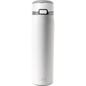 Simple Modern Holiday Bluey 40 oz Trek Tumbler with Handle and Straw Lid | Cup Holder Friendly Insulated Stainless Steel Travel Mug | Bluey Christmas Morning(Frosty Snowflakes)