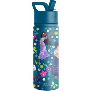 Simple Modern Kids Summit Water Bottle with Straw Lid | Bluey 14oz Stainless Steel Cup Insulated Tumbler for Toddlers, School| Bluey Checkmate(Disney-Encanto)