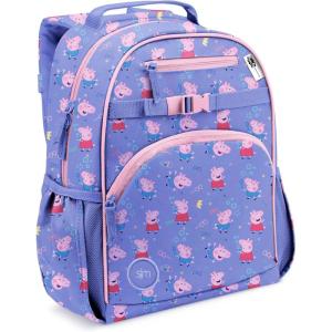 Simple Modern Medium Bluey Toddler Backpack for School Girls and Boys | Kindergarten Elementary Kids Backpack | Fletcher Collection | Kids – 15″ tall | Bluey Sky(Peppa Pig: Bubbles)