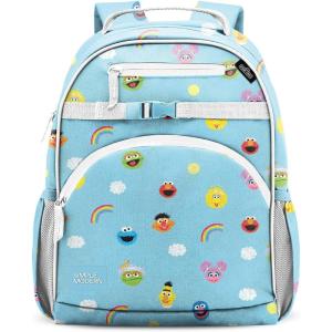 Simple Modern Medium Bluey Toddler Backpack for School Girls and Boys | Kindergarten Elementary Kids Backpack | Fletcher Collection | Kids – 15″ tall | Bluey Sky(Sesame Street: Pals)