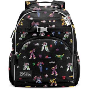 Simple Modern Medium Bluey Toddler Backpack for School Girls and Boys | Kindergarten Elementary Kids Backpack | Fletcher Collection | Kids – 15″ tall | Bluey Sky(Transformers: Block Nation)