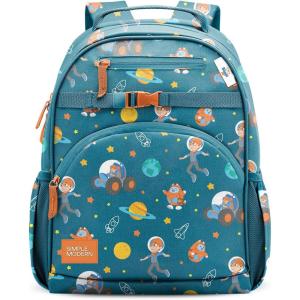 Simple Modern Medium Bluey Toddler Backpack for School Girls and Boys | Kindergarten Elementary Kids Backpack | Fletcher Collection | Kids – 15″ tall | Bluey Sky(Blippi: Space)