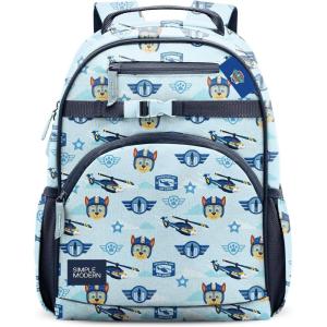 Simple Modern Medium Bluey Toddler Backpack for School Girls and Boys | Kindergarten Elementary Kids Backpack | Fletcher Collection | Kids – 15″ tall | Bluey Sky(Paw Patrol: Helicopter Chase)