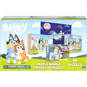 Spin Master Games, Bluey Puzzles 2-Pack, 36 Pieces, Kids Puzzles, Bluey Toys, Preschool Puzzles, for Ages 3 & Up(Puzzle Bundle)