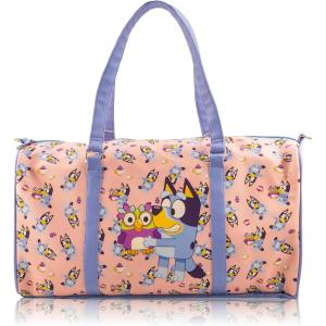 Stitch, Minnie, Mickey, Pooh, Harry Potter, or Jack Skellington 16″ Leather Mini Travel Bag, Duffle Bag, Overnight Bag(Pink)