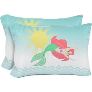 Sunny Side Up Bluey & Bingo (Pack of 2) Reversible Pillowcases – Double Sided Pillow Covers – Kids Super Soft Bedding(Teal – Little Mermaid)