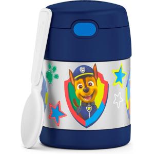 THERMOS FUNTAINER Insulated Food Jar, 10 Ounce, Kid Friendly Food Jar with Foldable Spoon, Bluey(Paw Patrol Boy)