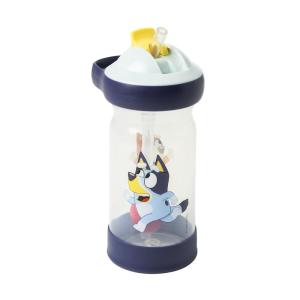 The First Years Bluey Sip & See Toddler Water Bottle – Includes Floating Charm – Toddler Cups with Straw – 12 Oz – Ages 24 Months and Up(12 Ounces)