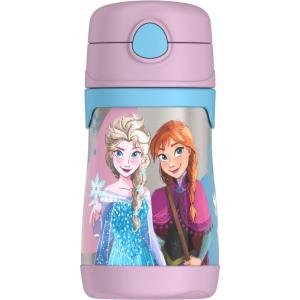 Thermos Baby 10 oz. Stainless Steel Bottle with pop-up straw, Bluey(Frozen)